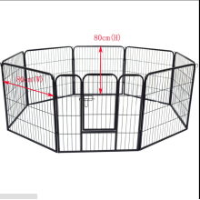 0.8x0.8m Haustier Kaninchen Meerschweinchen Hund Welpen Laufstall Metall Hutch Käfig Haus